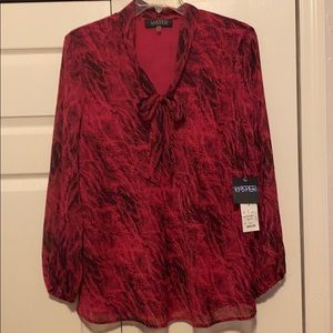 Ladies Sheer Blouse NWT